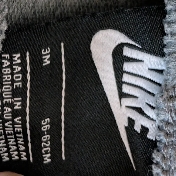 Nike Navy and White Striped Infant Bodysuit - Picture 3 of 5